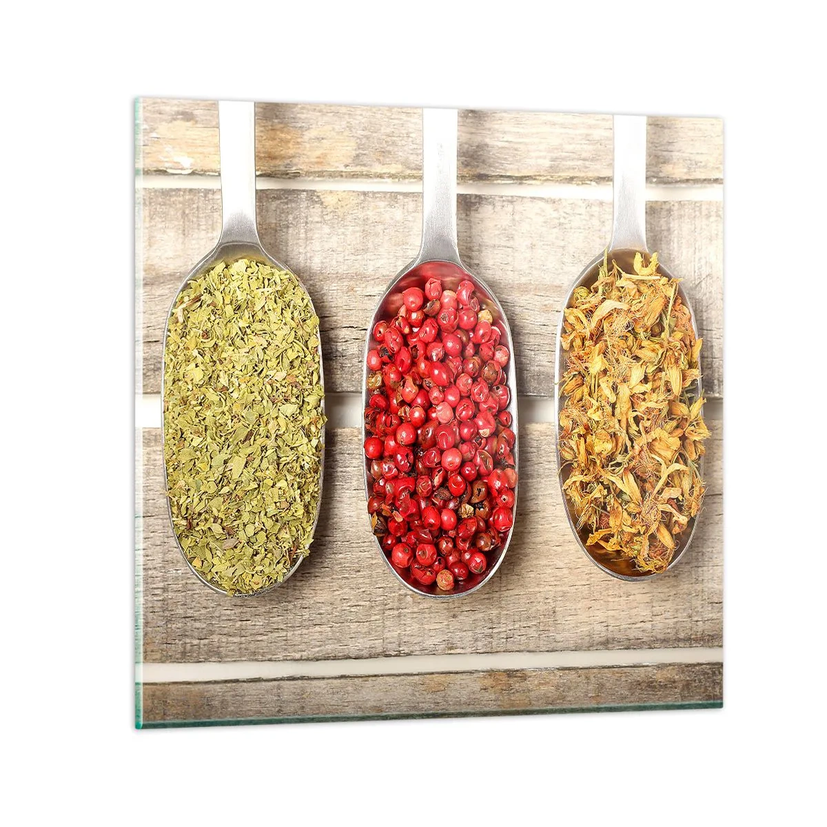 Glasbild - Bild auf glas - Küchenzauber - 40x40 cm