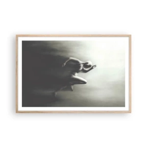 Poster in einem Rahmen aus heller Eiche - Unwiderstehlich - 91x61 cm