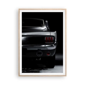 Poster in einem Rahmen aus heller Eiche - Charme des Klassikers - 70x100 cm