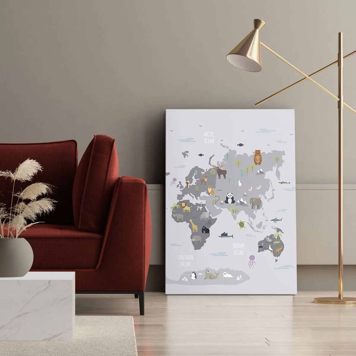 Bild auf Leinwand - Leinwandbild - Sag mir wo du herkommst ... - 55x100 cm