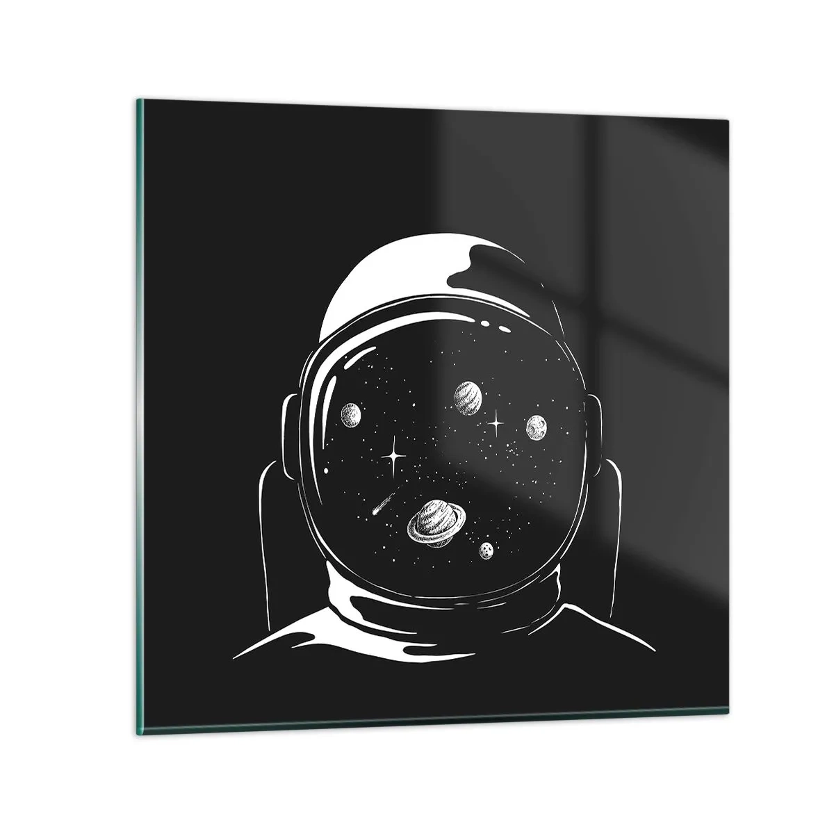 Glasbild - Bild auf glas - Schöne Aussicht - 70x70 cm