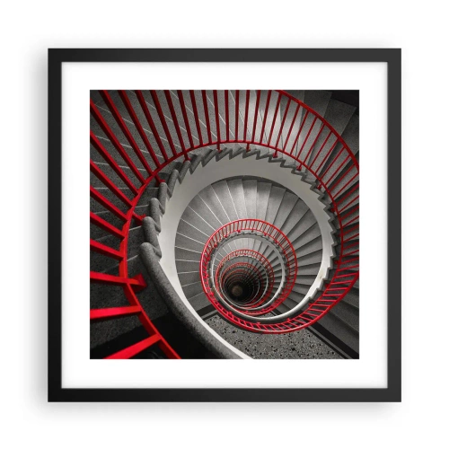 Poster in einem schwarzem Rahmen - Architekturspaß - 40x40 cm