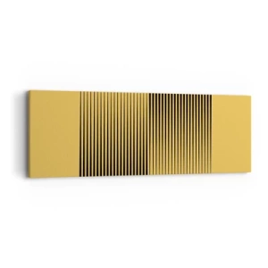 Bild auf Leinwand - Leinwandbild - Quadratur der Gegensätze - 90x30 cm