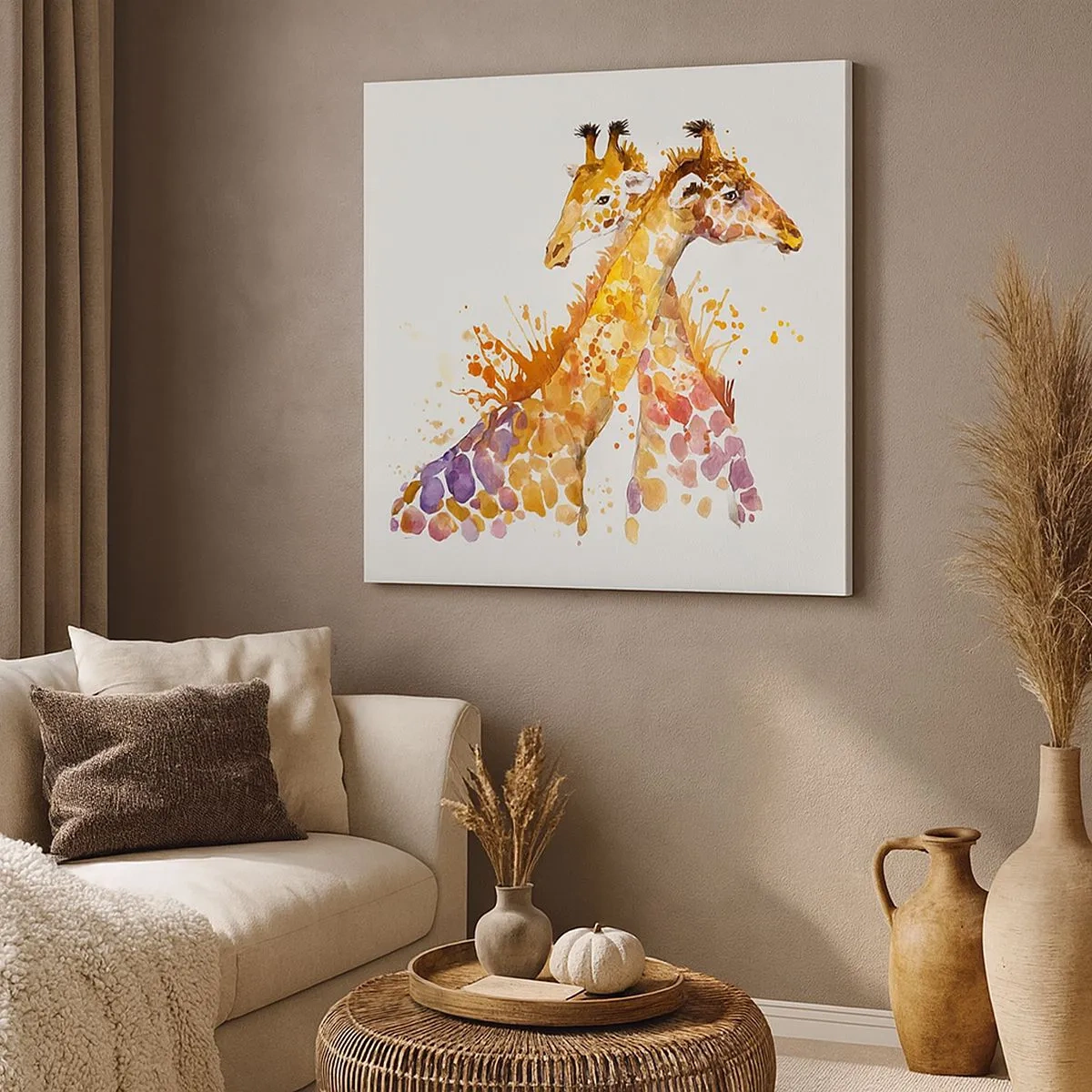 Bild auf Leinwand - Leinwandbild - Ist es Freundschaft oder ist es Baby? - 30x30 cm