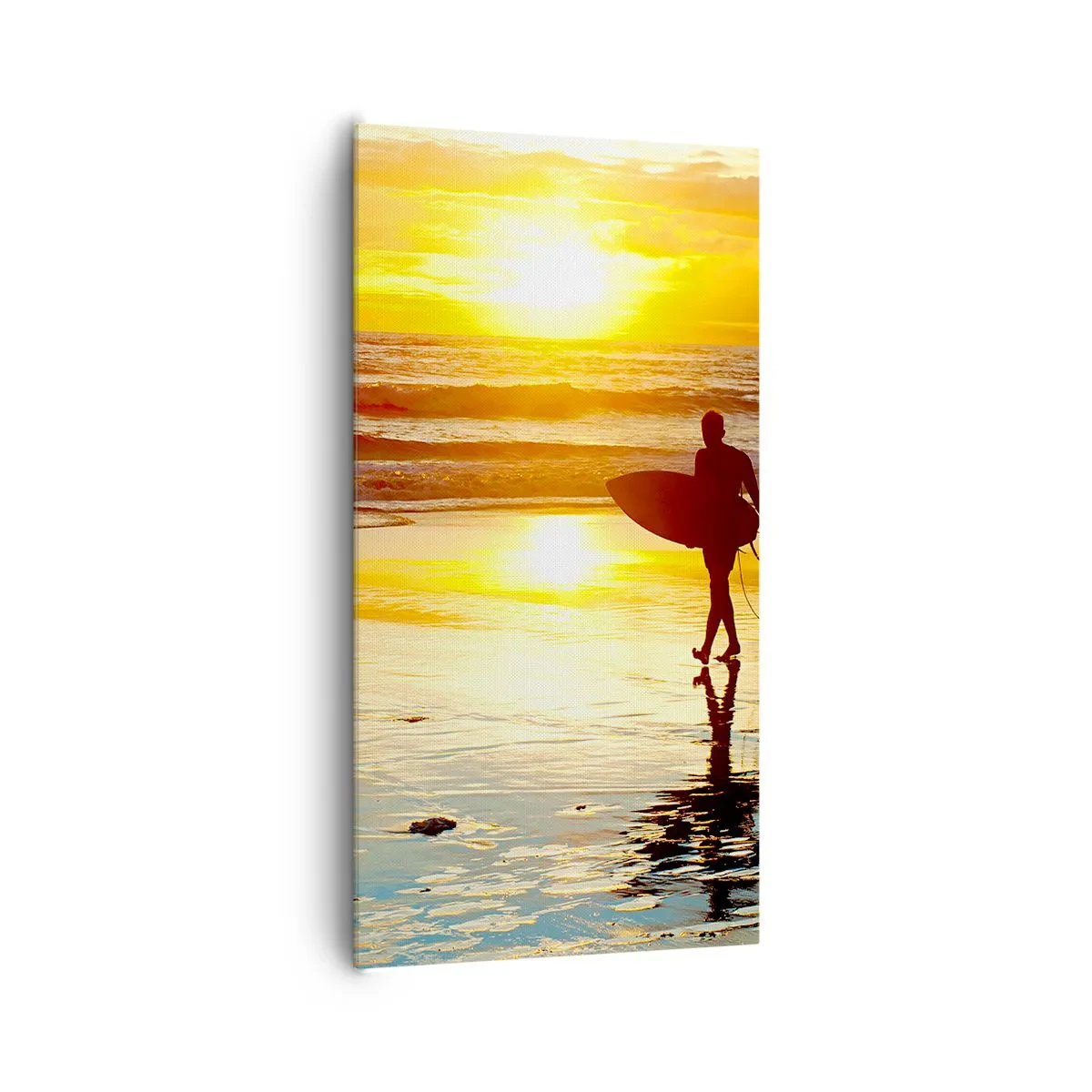 Bild auf Leinwand - Leinwandbild - Die Rückkehr des Kriegers - 65x120 cm