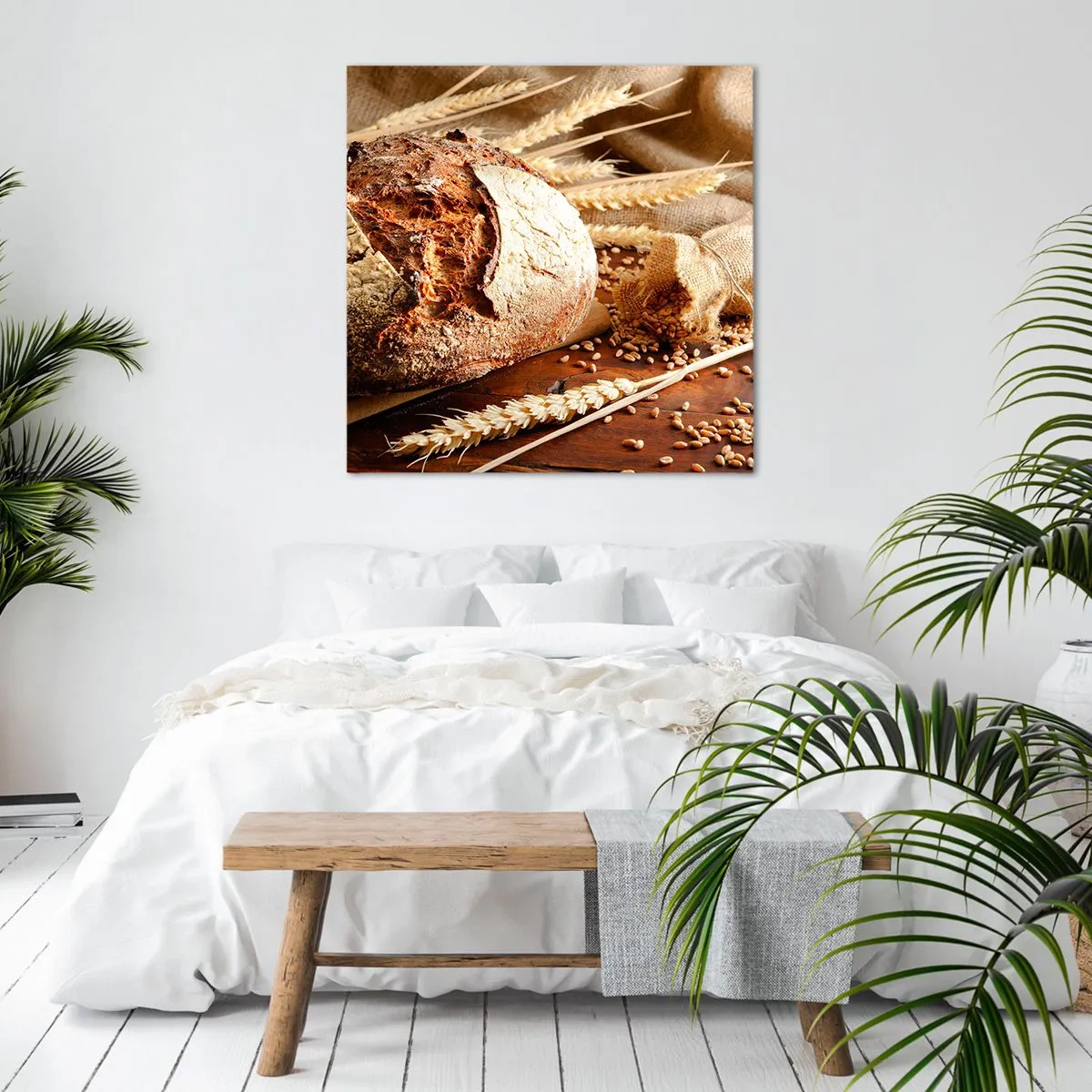 Bild auf Leinwand - Leinwandbild - Appetitanregend, duftend, knackig - 50x50 cm