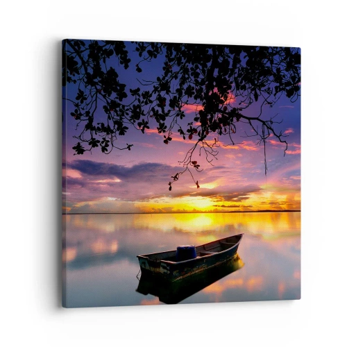 Bild auf Leinwand - Leinwandbild - Du scheinst mitten am Himmel zu hängen... - 40x40 cm