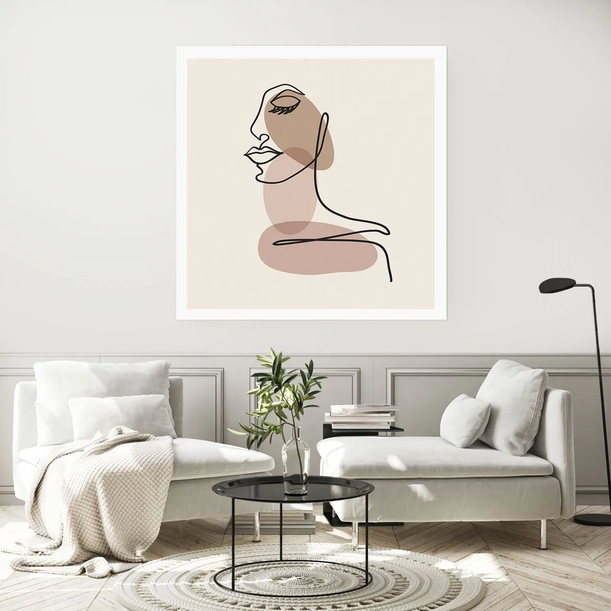 Poster - Sich selbst zugehört - 40x40 cm