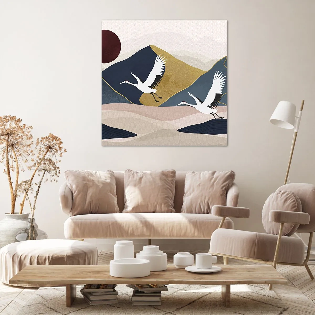 Bild auf Leinwand - Leinwandbild - Es ist wieder ein Tag VERFLOGEN - 70x70 cm