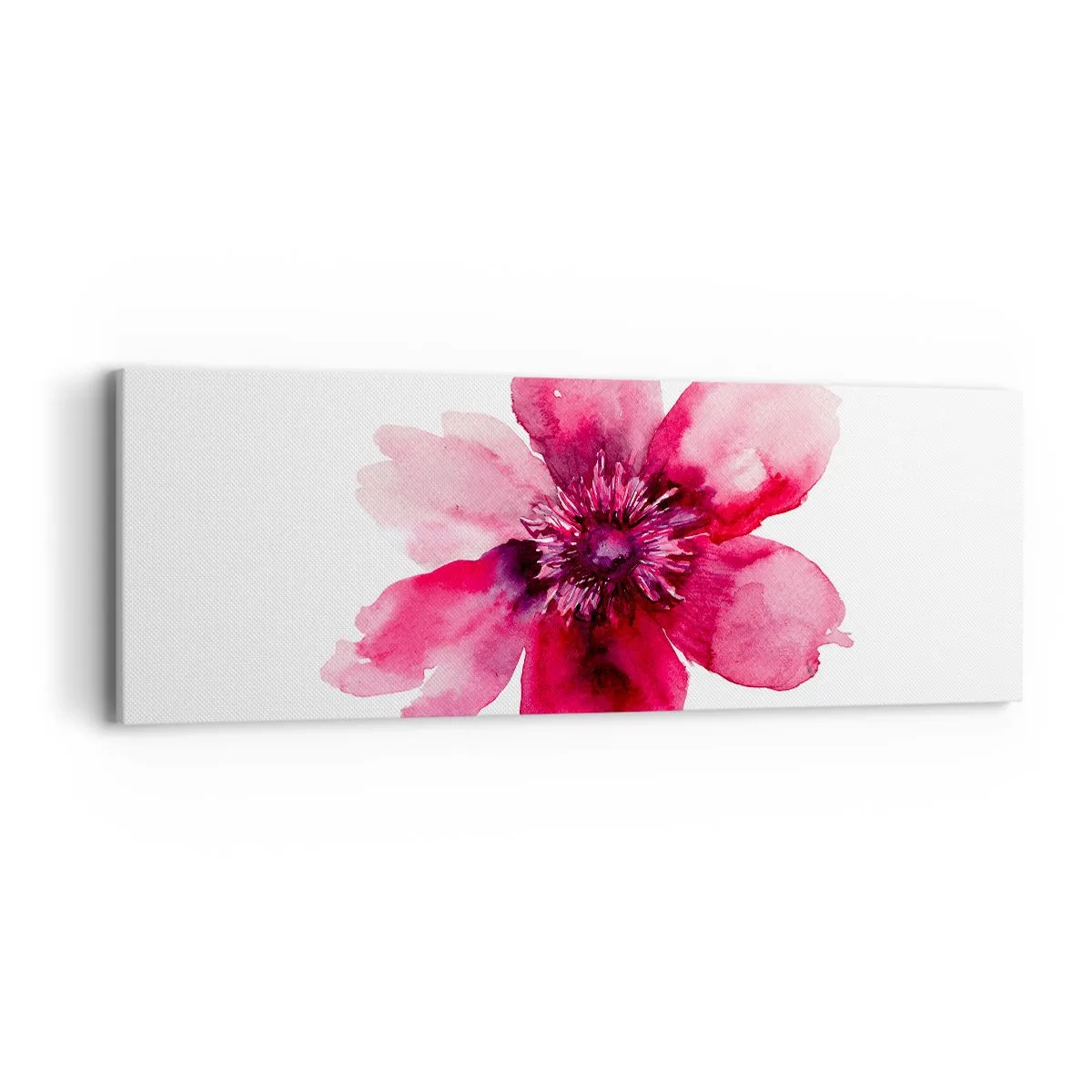 Bild auf Leinwand - Leinwandbild - Ein nach Karmin duftender Kuss - 90x30 cm