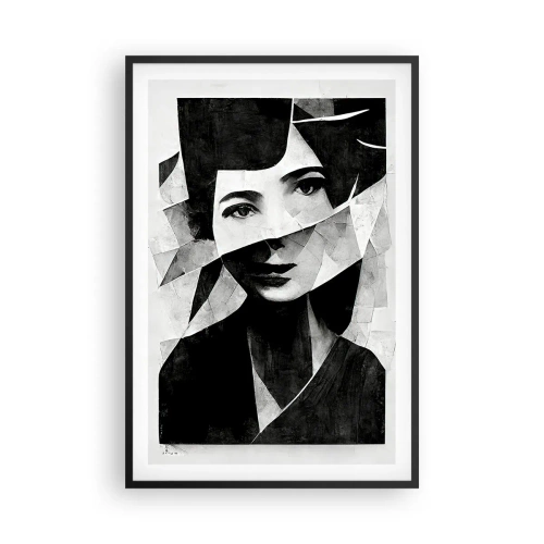 Poster in einem schwarzem Rahmen - So, wie du wirklich bist… - 61x91 cm