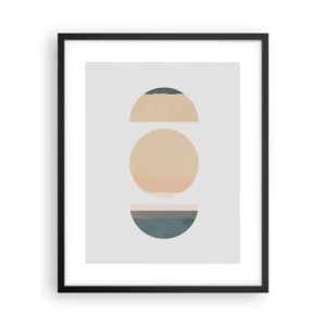 Poster in einem schwarzem Rahmen - Ein Rad hinter dem anderen… - 40x50 cm