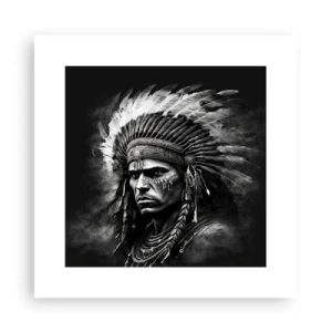 Poster - Anführer und Krieger - 30x30 cm