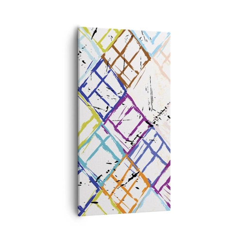 Bild auf Leinwand - Leinwandbild - Zellen zu vermieten - 55x100 cm