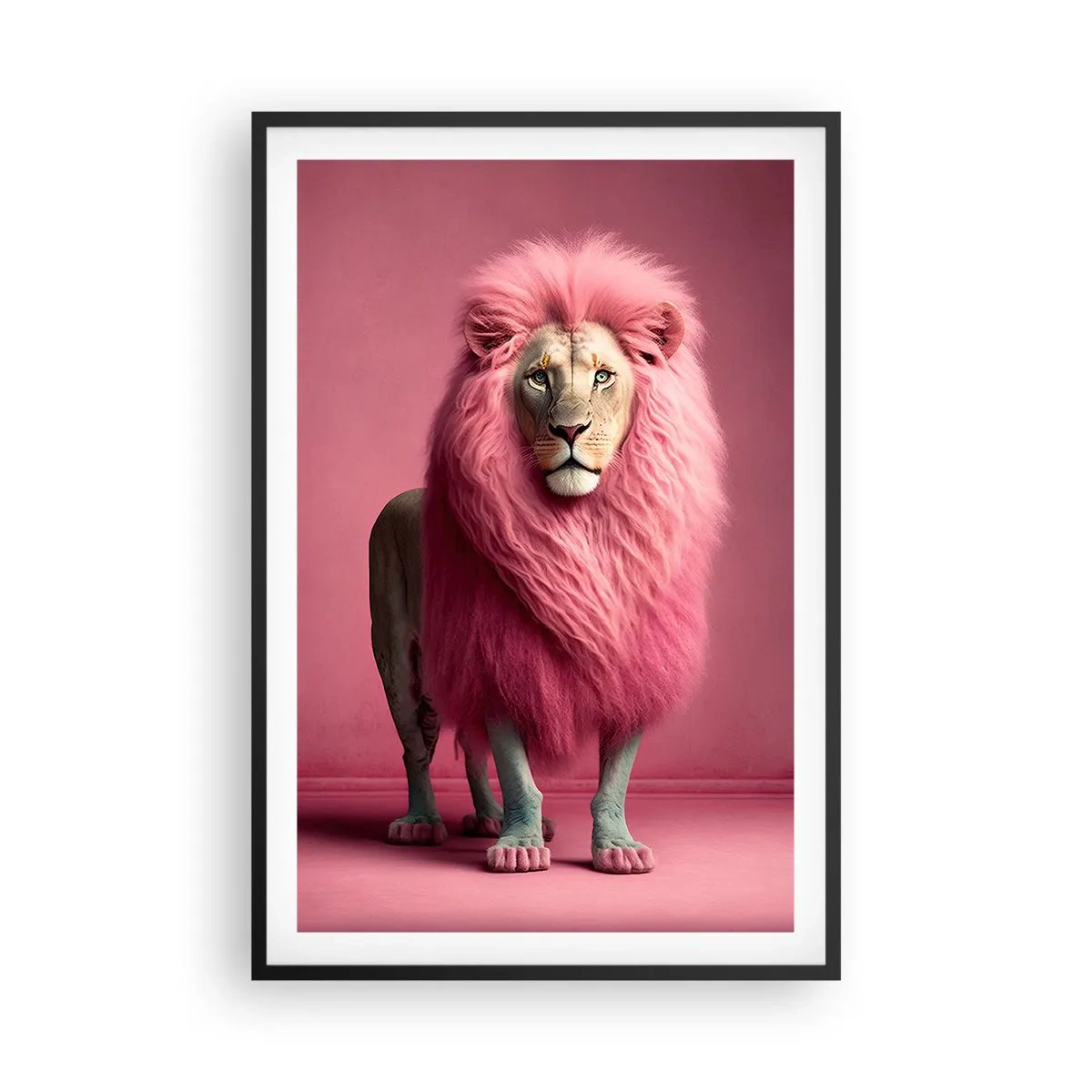 Poster in einem schwarzem Rahmen - Und du hast keine Angst mehr - 61x91 cm