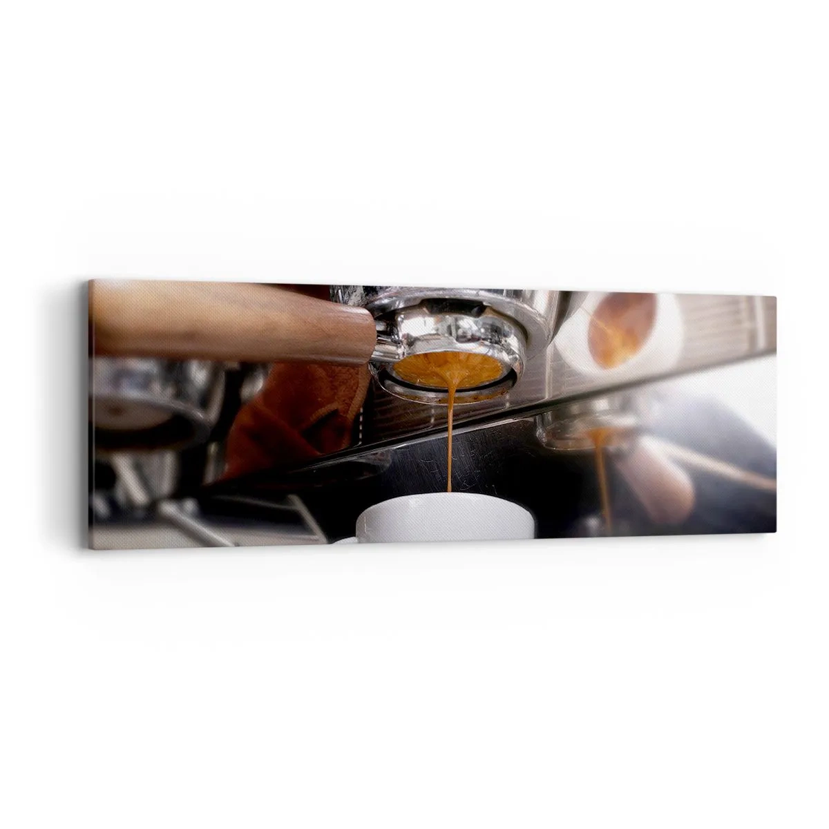 Bild auf Leinwand - Leinwandbild - Gute Zeit des Tages - 90x30 cm