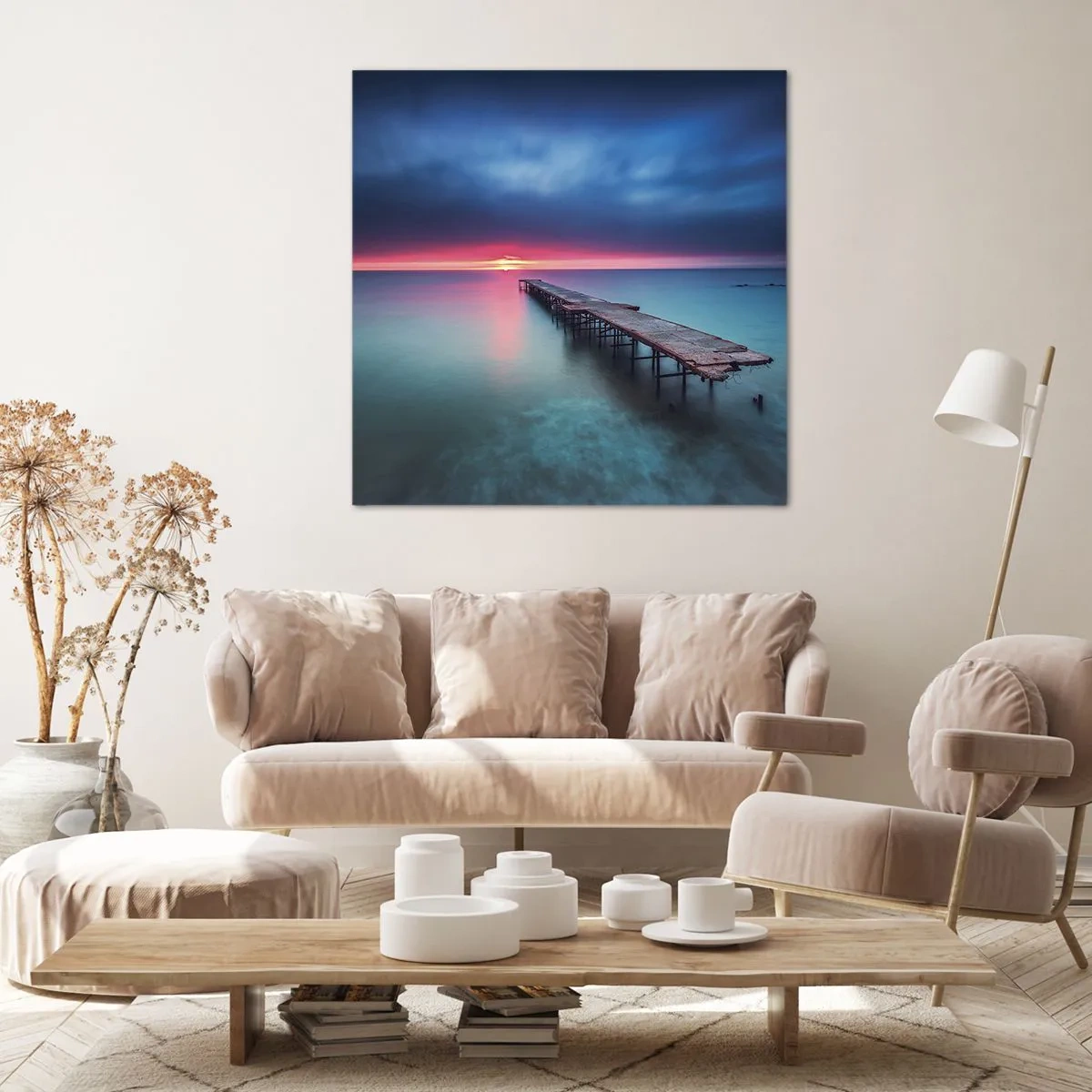 Bild auf Leinwand - Leinwandbild - Zwischen Himmel und Erde - 30x30 cm