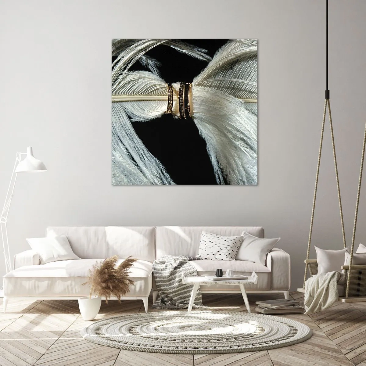 Bild auf Leinwand - Leinwandbild - ... und ich werde dich nicht verlassen ... - 40x40 cm