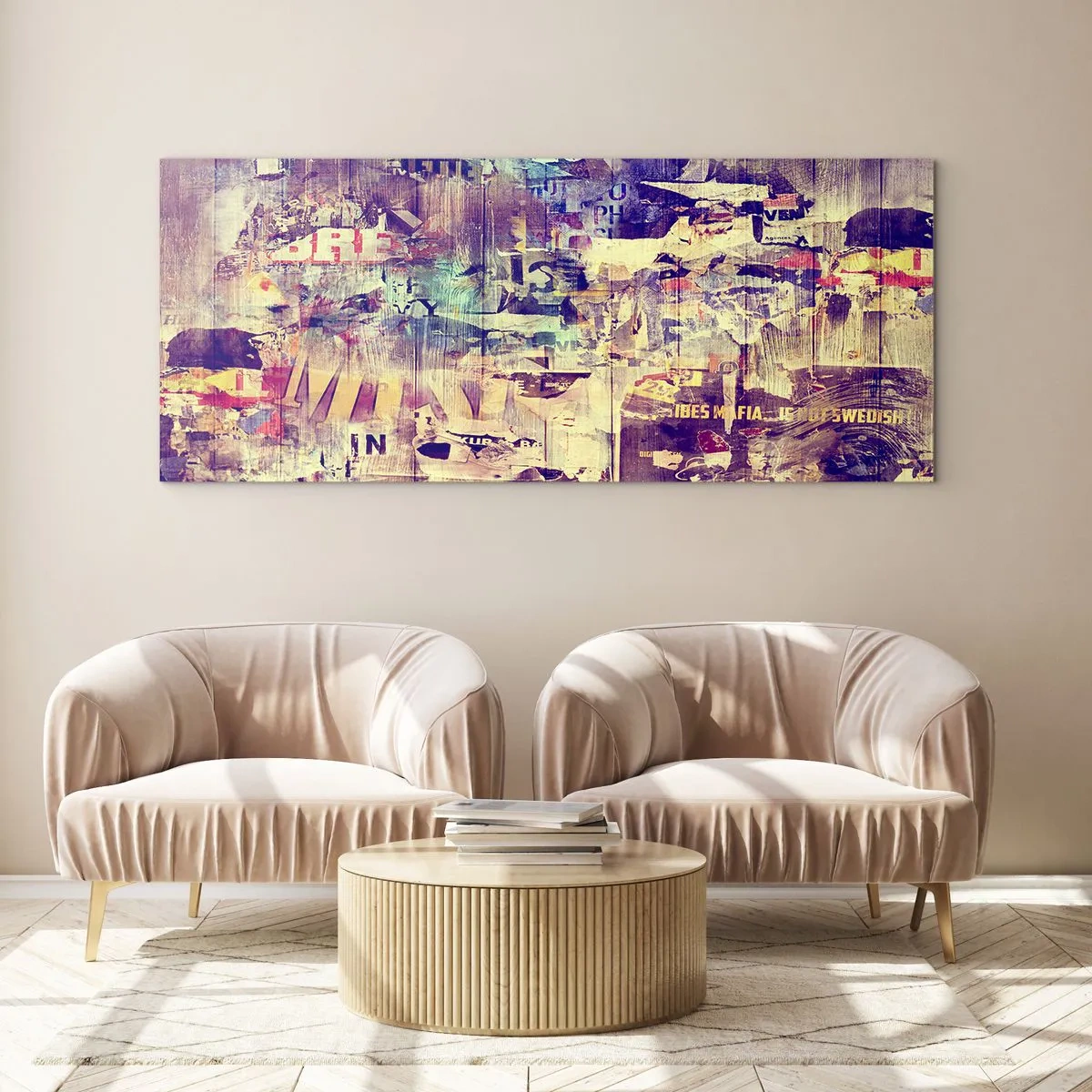 Glasbild - Bild auf glas - Und das ist alles, was es geben wird - 100x40 cm