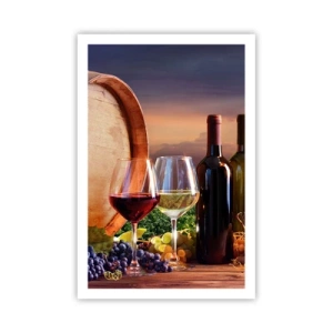 Poster - Hier schmeckt das Leben - 61x91 cm