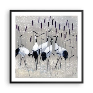 Poster in einem schwarzem Rahmen - Unter ihren eigenen - 60x60 cm