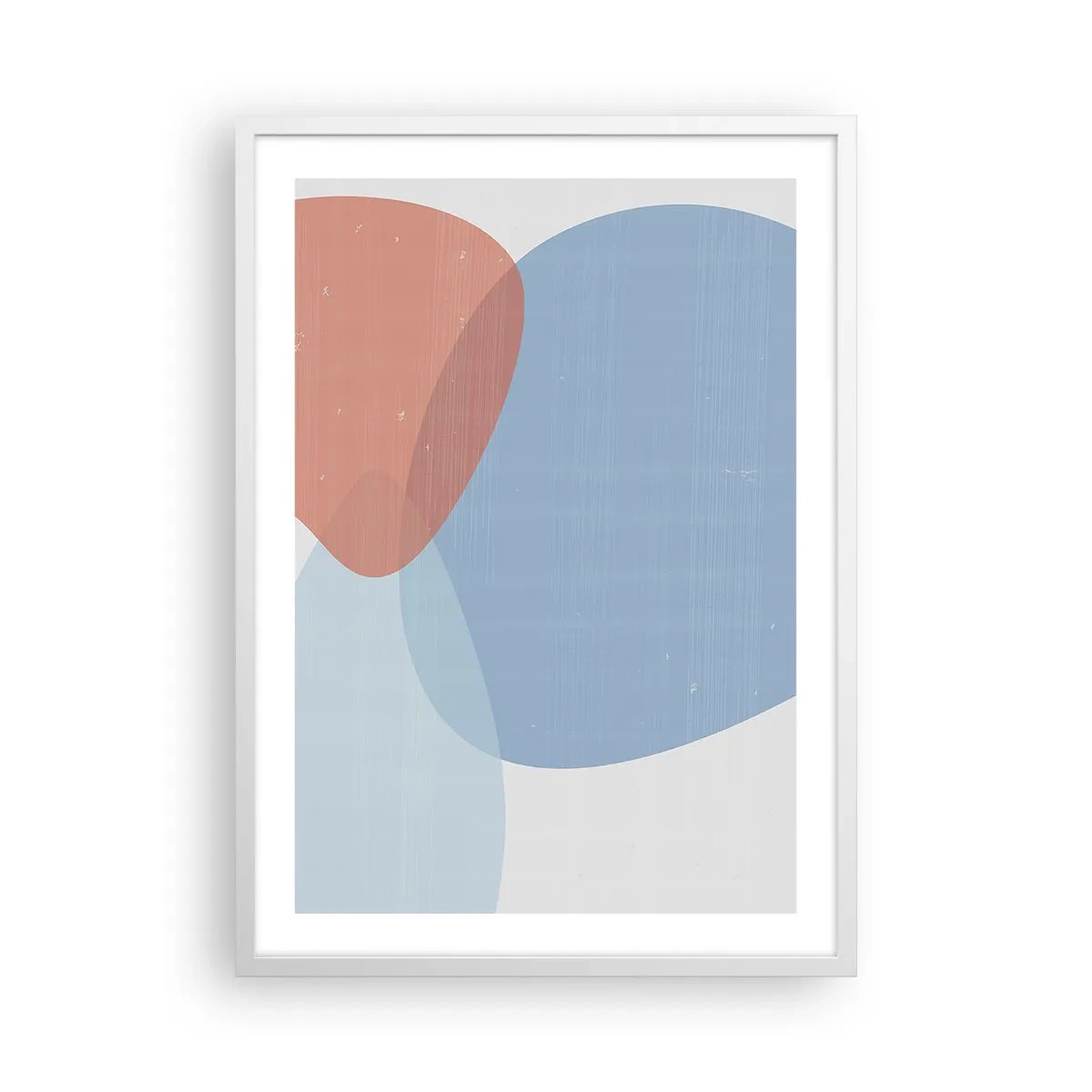 Poster in einem weißen Rahmen - Pastellbeziehungen - 50x70 cm