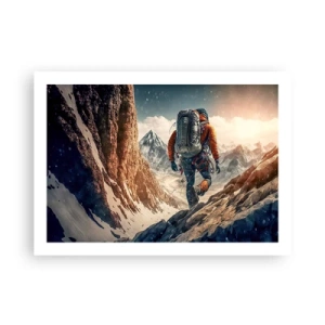 Poster - Einsamer Krieger - 70x50 cm