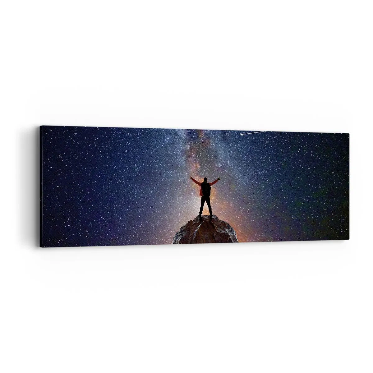 Bild auf Leinwand - Leinwandbild - Die Macht ist mit mir! - 90x30 cm