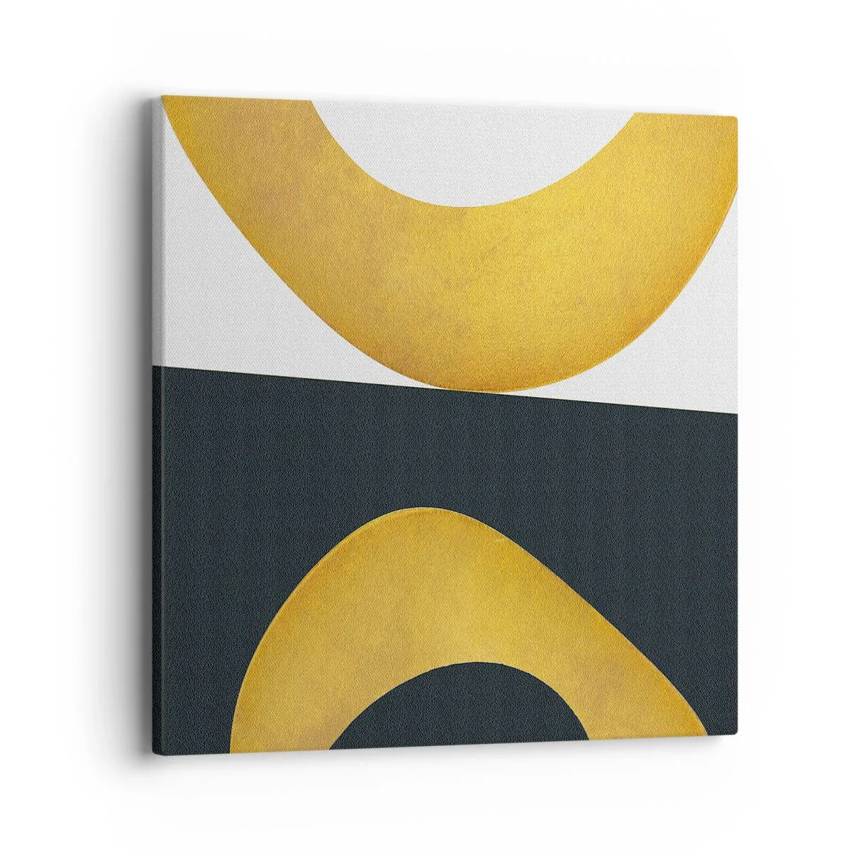 Bild auf Leinwand - Leinwandbild - Erstens: Gold - 40x40 cm