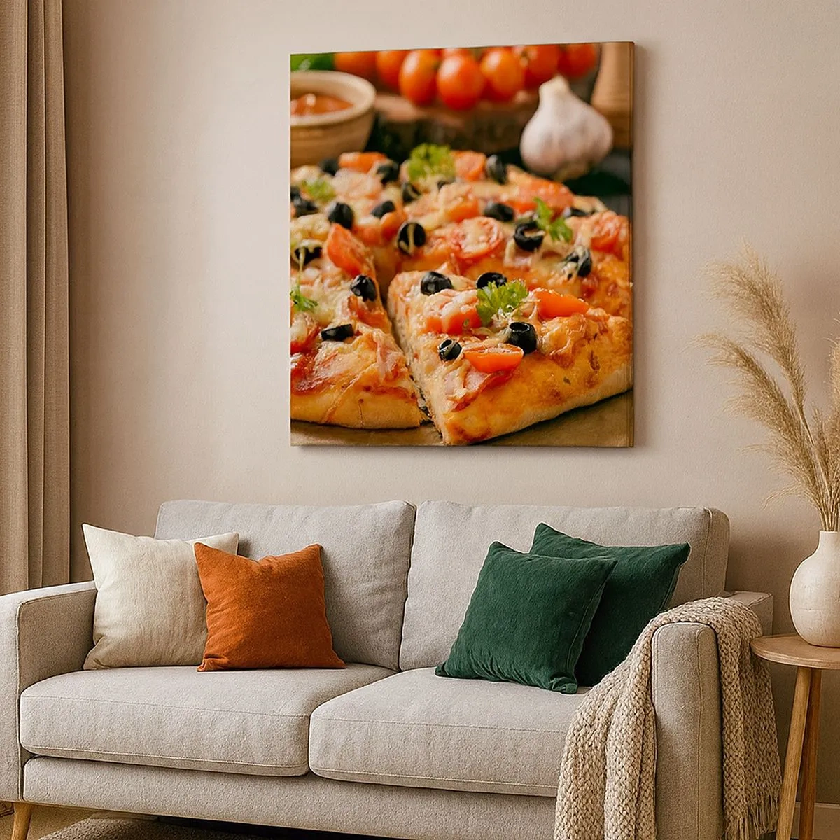 Bild auf Leinwand - Leinwandbild - Du bist schon wieder davongekommen - 30x30 cm