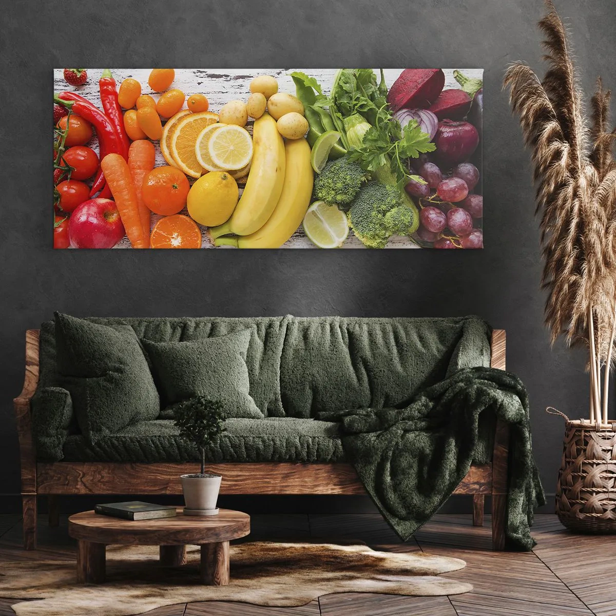 Bild auf Leinwand - Leinwandbild - Es ist nicht genug? - 100x40 cm