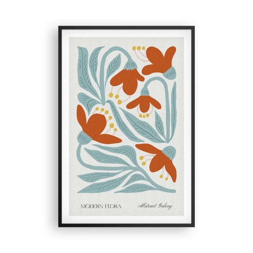 Poster in einem schwarzem Rahmen - Zur Erde, zur Sonne - 61x91 cm