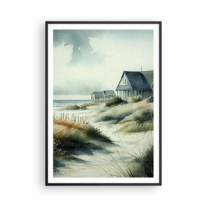 Poster in einem schwarzem Rahmen - Abseits vom Trubel - 70x100 cm