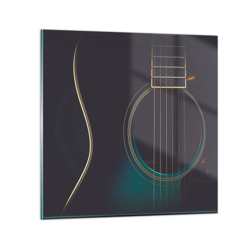 Glasbild - Bild auf glas - Einen Moment bevor es ertönt - 30x30 cm