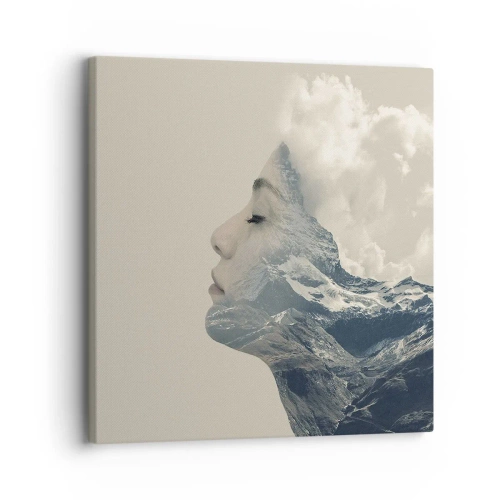 Bild auf Leinwand - Leinwandbild - Die Schönheit der Elemente der Natur - 30x30 cm