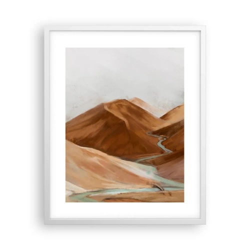 Poster in einem weißen Rahmen - Zur Quelle - 40x50 cm