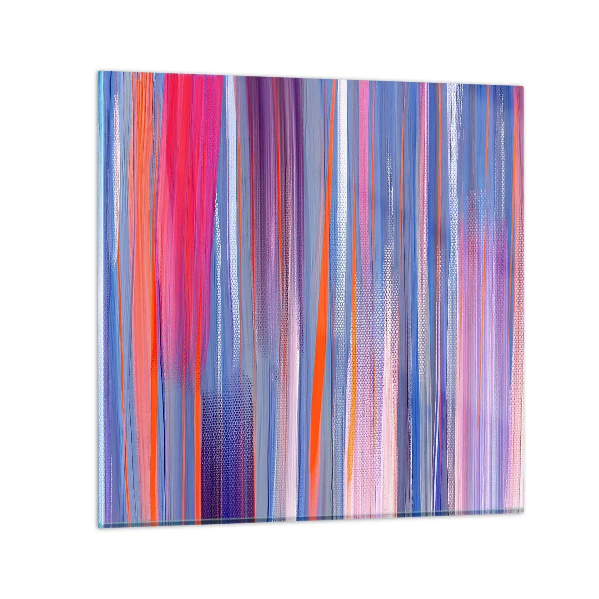 Glasbild - Bild auf glas - Aufstieg zum Regenbogen - 60x60 cm