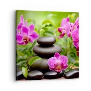 Bild auf Leinwand - Leinwandbild - Die Pyramide des Friedens - 30x30 cm