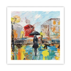 Poster - Pariser Legenden - 50x50 cm