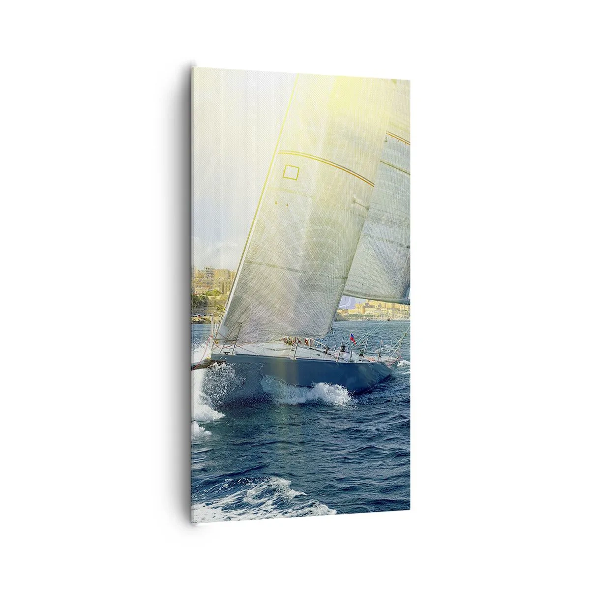 Bild auf Leinwand - Leinwandbild - Es ist Zeit die Stadt zu verlassen - 65x120 cm