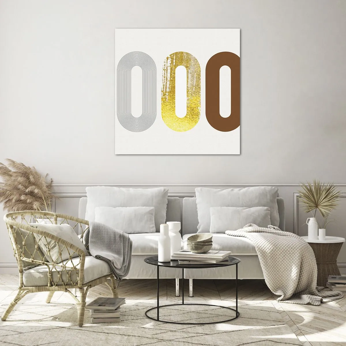 Glasbild - Bild auf glas - Oooh! - 70x70 cm