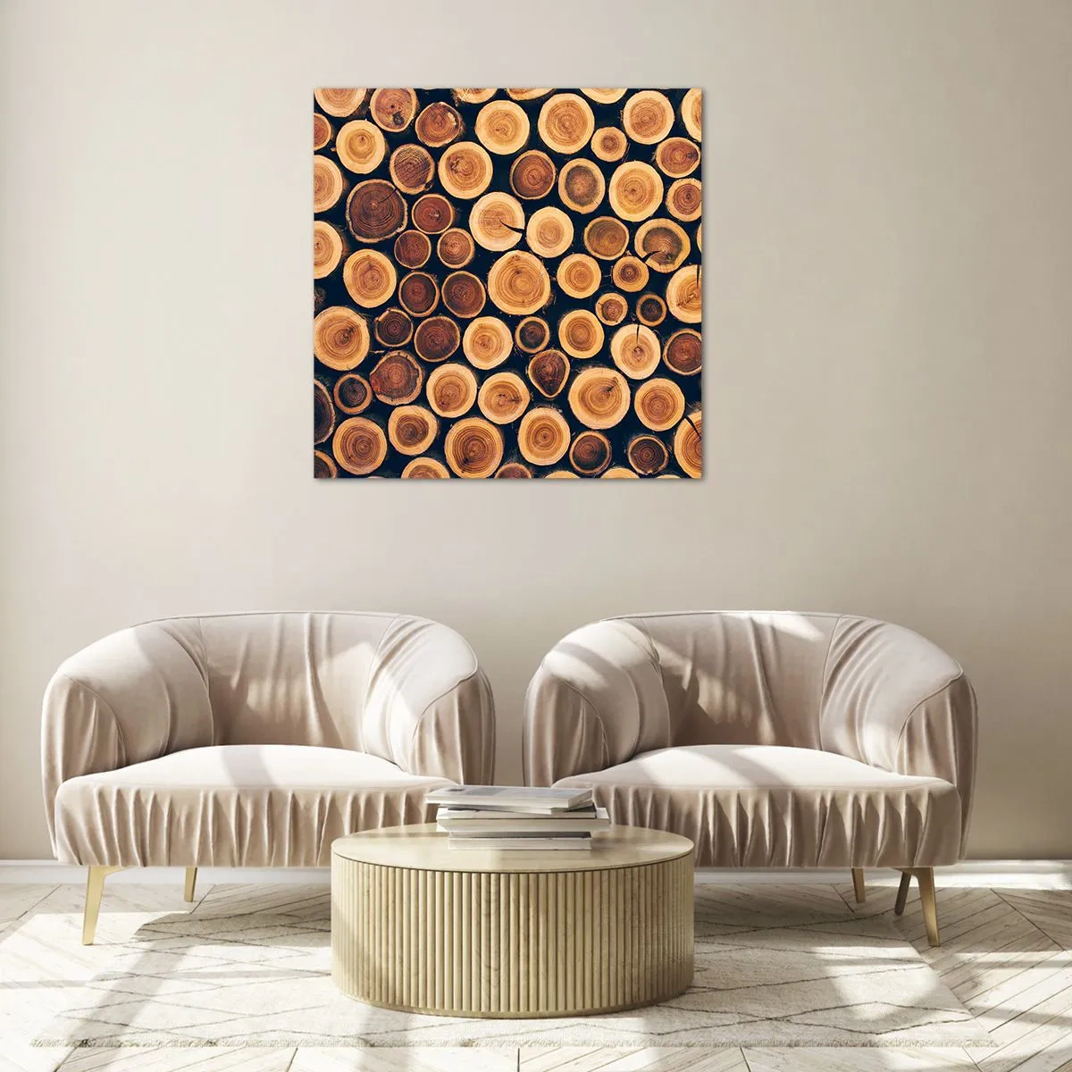 Glasbild - Bild auf glas - Wie alt sehe ich aus? - 70x70 cm