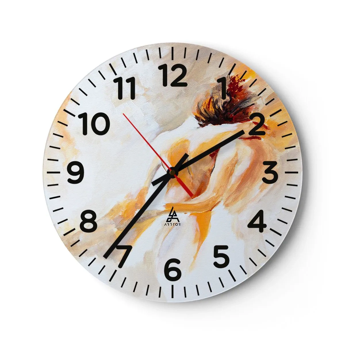 Wanduhr - Glasuhr - Am Himmel der Nähe - 30x30 cm
