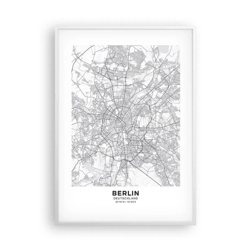 Poster in einem weißen Rahmen - Berliner Blume - 70x100 cm