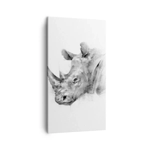 Bild auf Leinwand - Leinwandbild - Afrikanisches Porträt - 45x80 cm