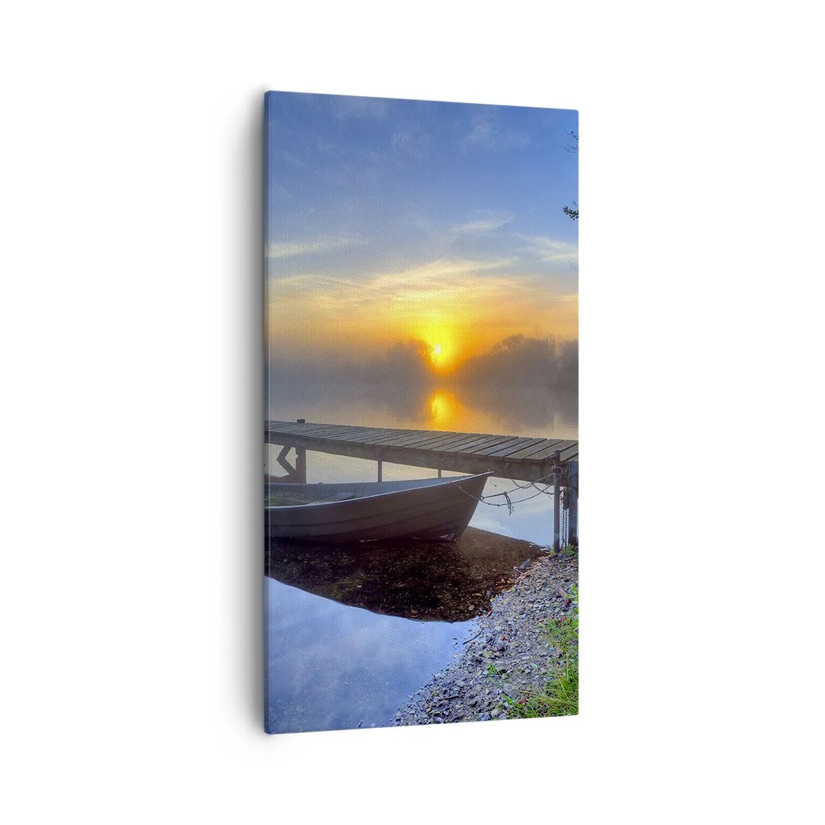 Bild auf Leinwand - Leinwandbild - Wie aus Gewöhnlichem Magie wird - 55x100 cm