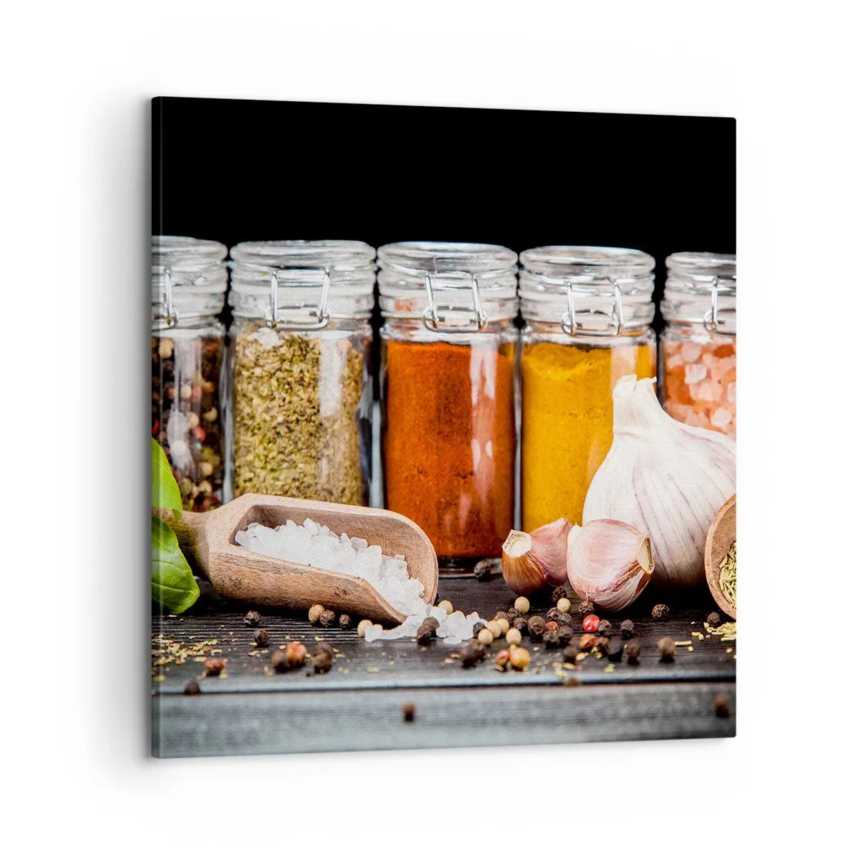 Bild auf Leinwand - Leinwandbild - Für einen Geschmack des Lebens - 60x60 cm