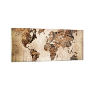 Glasbild - Bild auf glas - Entdeckung der Welt - 100x40 cm