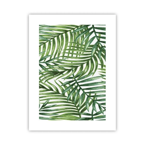 Poster - Unter dem grünen Baldachin - 30x40 cm