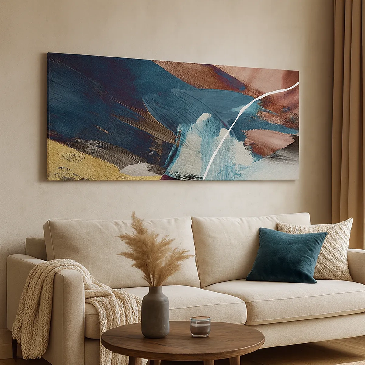 Bild auf Leinwand - Leinwandbild - Großzügig und mit Energie - 30x30 cm